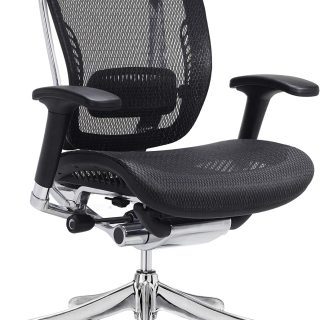 GM Seating Enklave Executive Hi Swivel Office Chair with Headrest (Black & Chrome no Headrest)