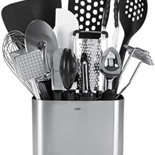 Electronics OXO Good Grips 15-Piece Everyday Kitchen Tool Set, 18/8 Stainless Steel, Silver