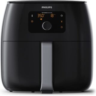 Philips Premium Airfryer XXL with Fat Removal Technology, 3lb/7qt, Black, HD9650/96