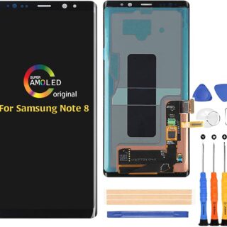 Compatible with Samsung Galaxy Note 8 Screen Replacement(No Frame),for Note 8 2017 SM-N9500 N950F N950F/DS/W/U LCD Display Touch Screen Digitizer Assembly Parts,with Tools(Black)