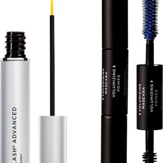 RevitaLash Cosmetics, RevitaLash Advanced Eyelash Conditioner, Lash Enhancing Serum, Physician Developed & Cruelty Free with free Mini Double-Ended Volume set