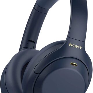 Sony WH-1000XM4 Wireless Premium Noise Canceling Overhead Headphones with Mic for Phone-Call and Alexa Voice Control, Blue