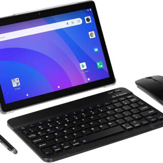 4G LTE Tablet 10 Inch, SUMTAB Android 10.0 Tablet PC with Keyboard, 8-Core, 4GB RAM + 64GB ROM, G + G Screen, GPS, Bluetooth, Dual Stereo Speaker, Support Netflix, Google Play