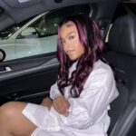 Arabella Highlight Lace Front Wig Human Hair 13x4 Ombre Lace Front Wig Human Hair 210% Density 1B/Purple HD Lace Frontal Wig 10a Blonde Lace Front Wigs Human Hair (26inch, 13x4 1B/Purple wig) photo review