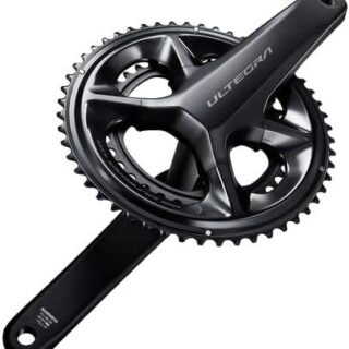 SHIMANO Ultegra FC-R8100 Crankset,12-Speed, Hollowtech II Spindle Interface, Black