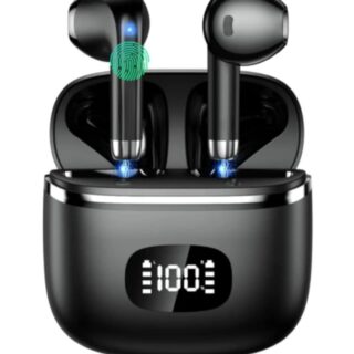Wireless Earbuds, Bluetooth 5.3 Headphones in Ear with 4 ENC Noise Cancelling Mic, HiFi Stereo Deep Bass Wireless Earphones 40H Playtime, in-Ear Earbud Bluetooth Dual LED Display IP7 Waterproof, USB-C