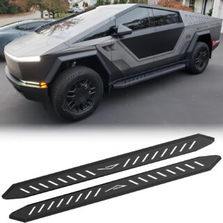 Running Boards Side Steps 2 PCS for Tesla Cybertruck,Exterior Brackets Nerf Bars for Tesla Cybertruck Accessories