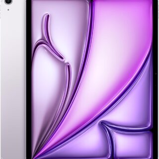 Apple iPad Air 13-inch (M2): Built for Apple Intelligence, Liquid Retina Display, 256GB, 12MP Front/Back Camera, Wi-Fi 6E + 5G Cellular, Touch ID, All-Day Battery Life — Purple