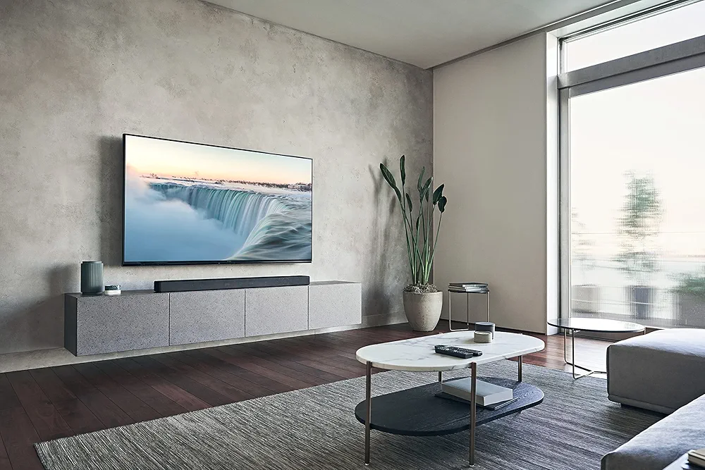 HT-A7000 7.1.2ch 500W Dolby Atmos Sound Bar Surround Sound Home Theater with DTS:X and 360 Spatial Sound Mapping, works with Alexa and Google Assistant, - Image 4